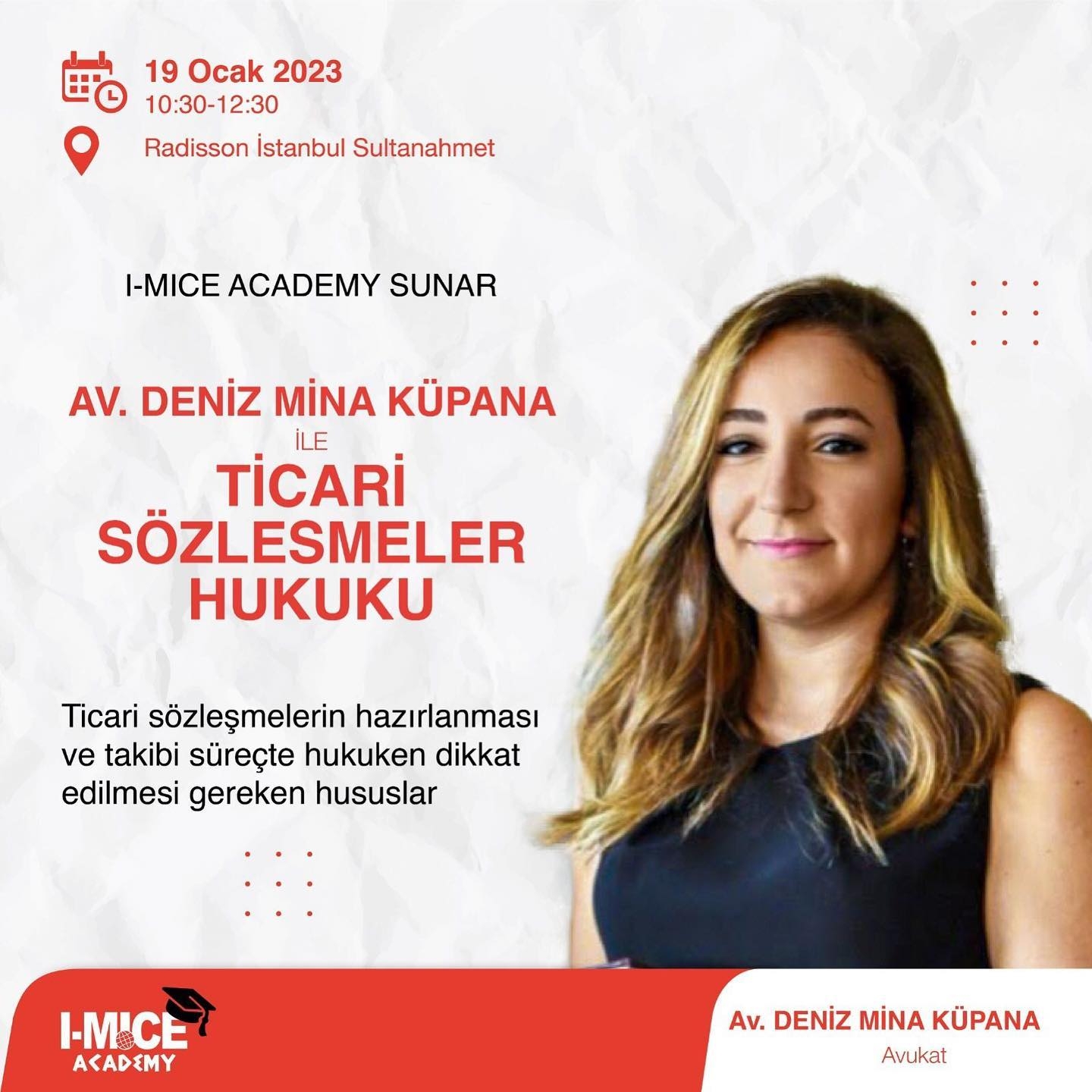 Av. Deniz Mina Kupana ile Ticari Sözleşmeler Hukuku